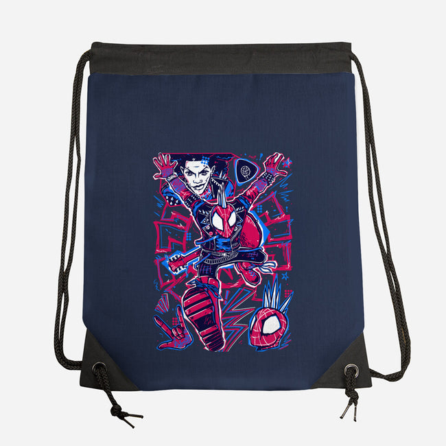 Hobie Brown Spider Punk-None-Drawstring-Bag-Panchi Art