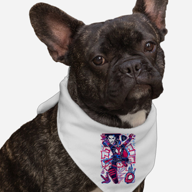 Hobie Brown Spider Punk-Dog-Bandana-Pet Collar-Panchi Art