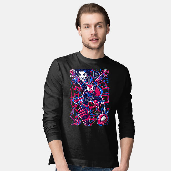 Hobie Brown Spider Punk-Mens-Long Sleeved-Tee-Panchi Art