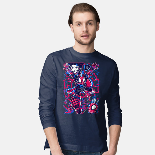 Hobie Brown Spider Punk-Mens-Long Sleeved-Tee-Panchi Art