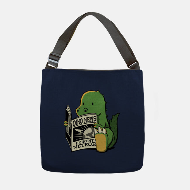 Jurassic News-None-Adjustable Tote-Bag-tobefonseca