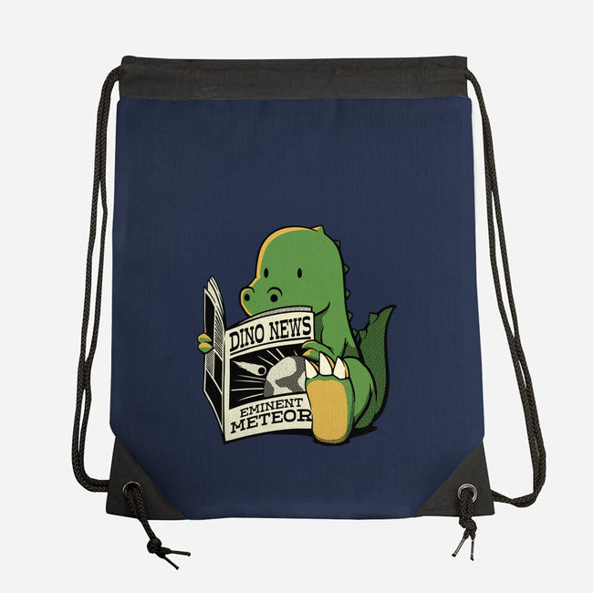 Jurassic News-None-Drawstring-Bag-tobefonseca