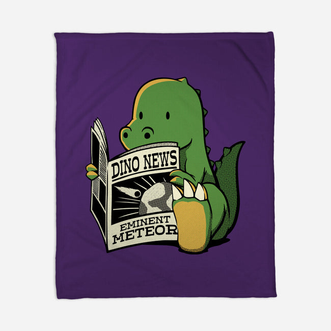 Jurassic News-None-Fleece-Blanket-tobefonseca