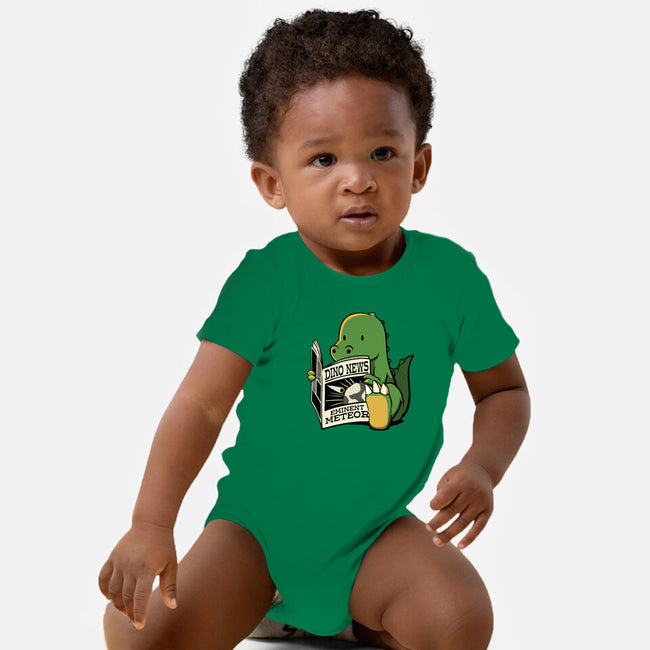 Jurassic News-Baby-Basic-Onesie-tobefonseca