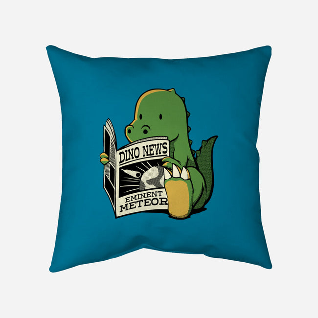 Jurassic News-None-Removable Cover w Insert-Throw Pillow-tobefonseca