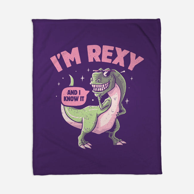 I'm Rexy-None-Fleece-Blanket-tobefonseca