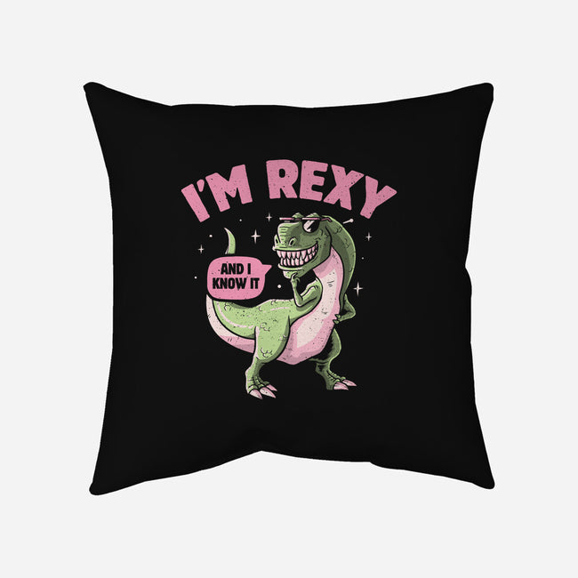 I'm Rexy-None-Removable Cover w Insert-Throw Pillow-tobefonseca