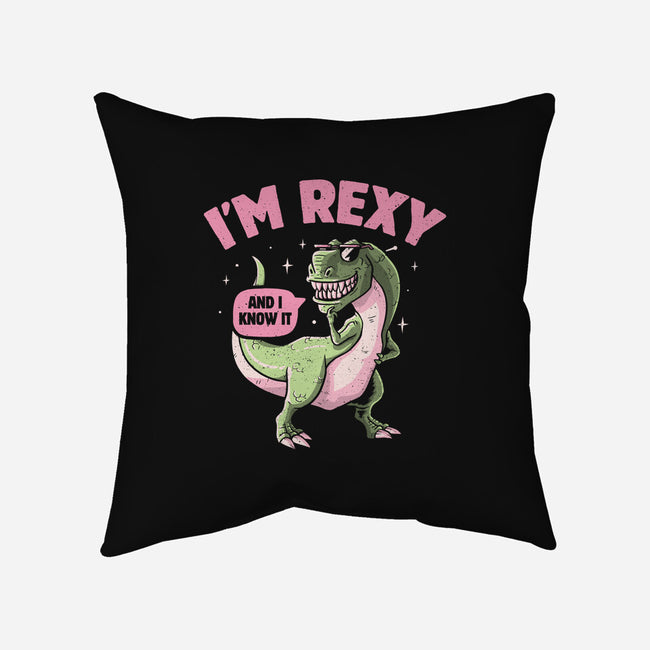 I'm Rexy-None-Removable Cover-Throw Pillow-tobefonseca