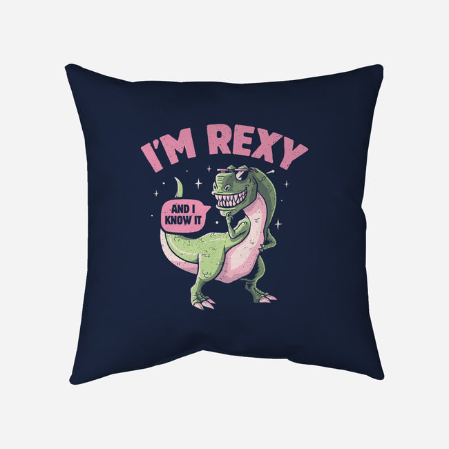 I'm Rexy-None-Removable Cover-Throw Pillow-tobefonseca