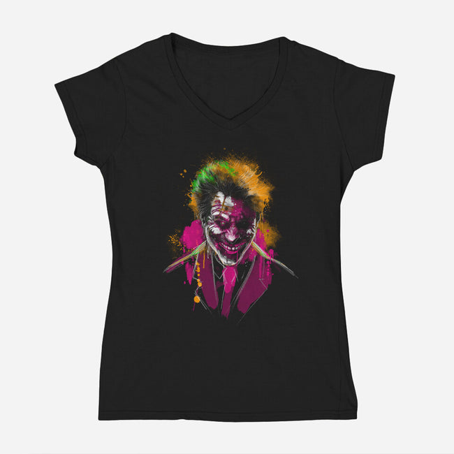 Joking-Womens-V-Neck-Tee-kharmazero