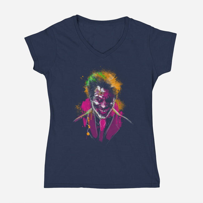 Joking-Womens-V-Neck-Tee-kharmazero