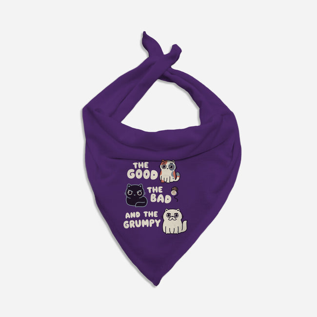 Good Bad And Grumpy-Dog-Bandana-Pet Collar-Weird & Punderful