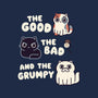 Good Bad And Grumpy-None-Polyester-Shower Curtain-Weird & Punderful