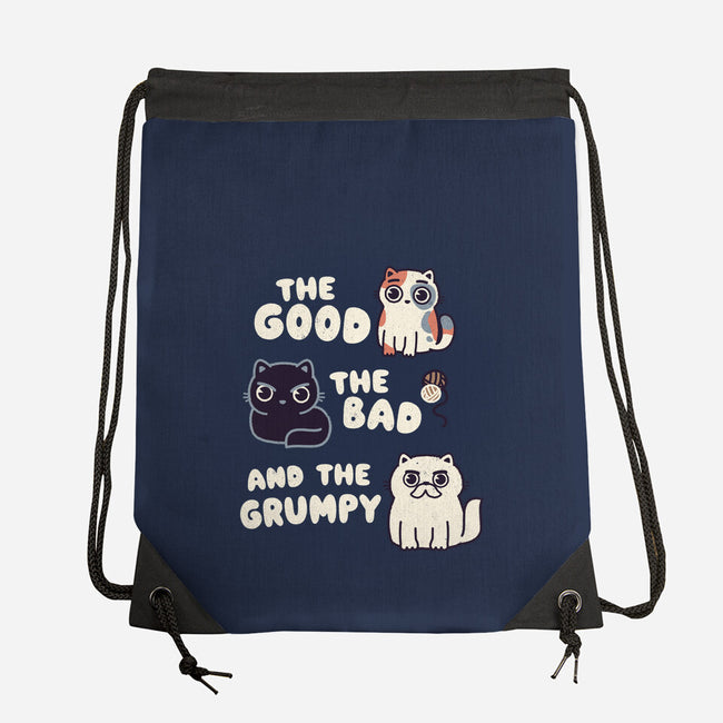 Good Bad And Grumpy-None-Drawstring-Bag-Weird & Punderful