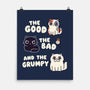 Good Bad And Grumpy-None-Matte-Poster-Weird & Punderful