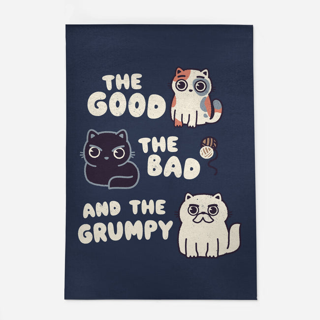 Good Bad And Grumpy-None-Outdoor-Rug-Weird & Punderful