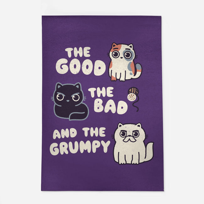 Good Bad And Grumpy-None-Outdoor-Rug-Weird & Punderful