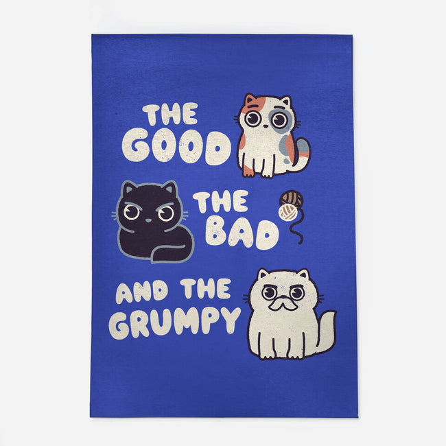 Good Bad And Grumpy-None-Outdoor-Rug-Weird & Punderful