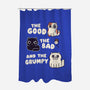 Good Bad And Grumpy-None-Polyester-Shower Curtain-Weird & Punderful