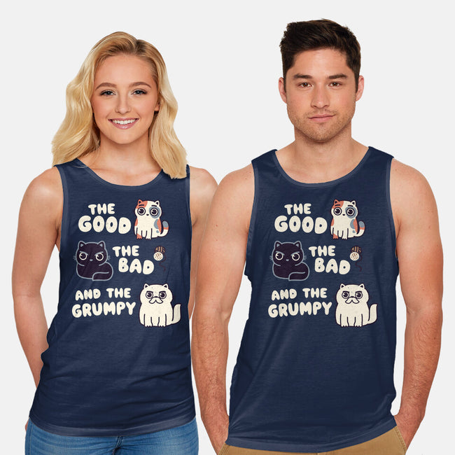 Good Bad And Grumpy-Unisex-Basic-Tank-Weird & Punderful