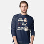 Good Bad And Grumpy-Mens-Long Sleeved-Tee-Weird & Punderful