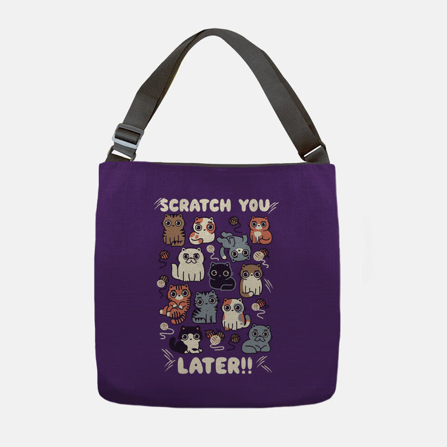 Scratch You Later-None-Adjustable Tote-Bag-Weird & Punderful