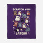 Scratch You Later-None-Fleece-Blanket-Weird & Punderful