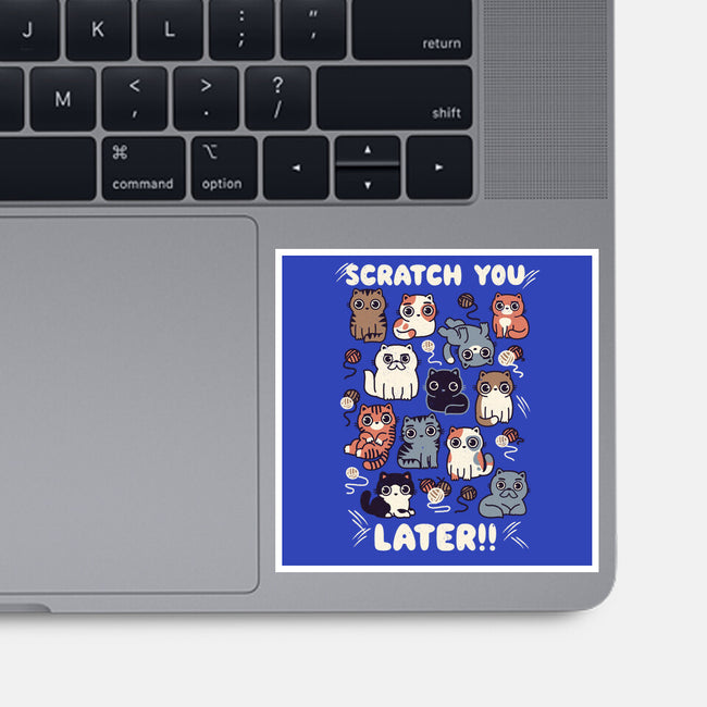 Scratch You Later-None-Glossy-Sticker-Weird & Punderful