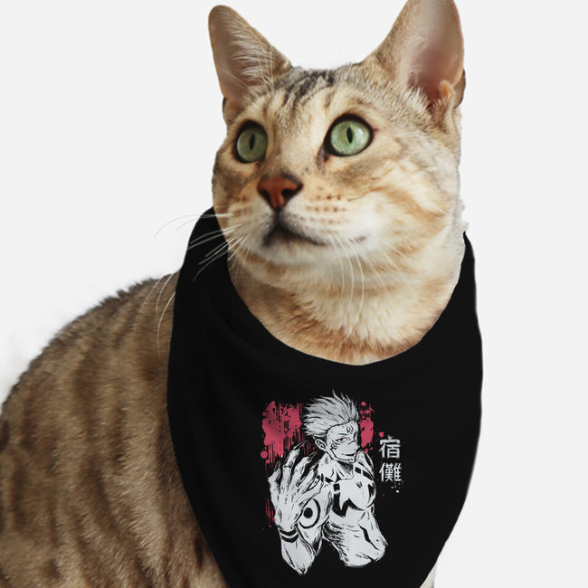 Ryomen Sukuna-Cat-Bandana-Pet Collar-xMorfina