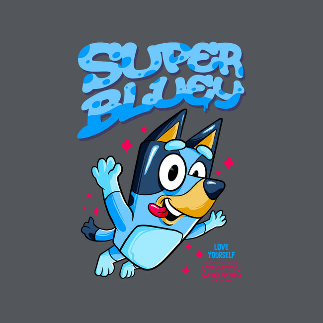 Super Bluey-Mens-Long Sleeved-Tee-spoilerinc