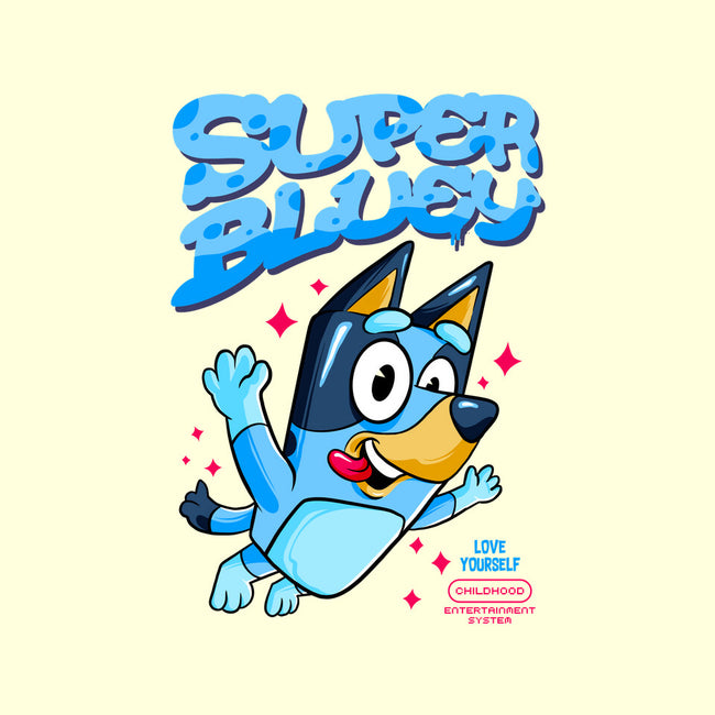 Super Bluey-None-Removable Cover-Throw Pillow-spoilerinc