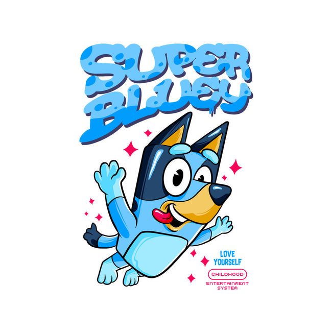 Super Bluey-None-Removable Cover-Throw Pillow-spoilerinc