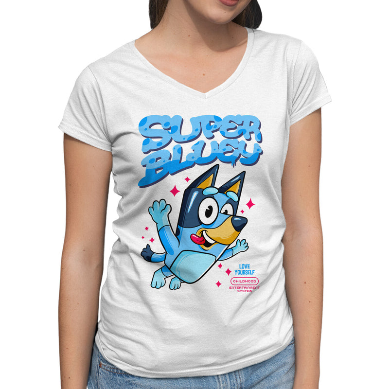 Super Bluey-Mens-Basic-Tee-spoilerinc by TeeFury