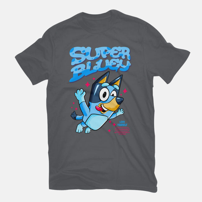 Super Bluey-Unisex-Basic-Tee-spoilerinc