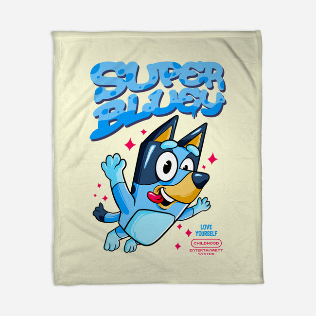 Super Bluey-None-Fleece-Blanket-spoilerinc