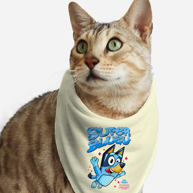 Super Bluey-Cat-Bandana-Pet Collar-spoilerinc