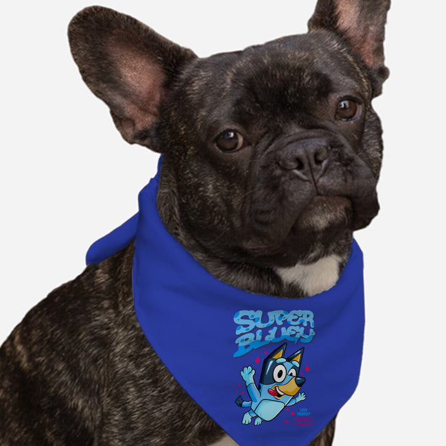 Super Bluey-Dog-Bandana-Pet Collar-spoilerinc