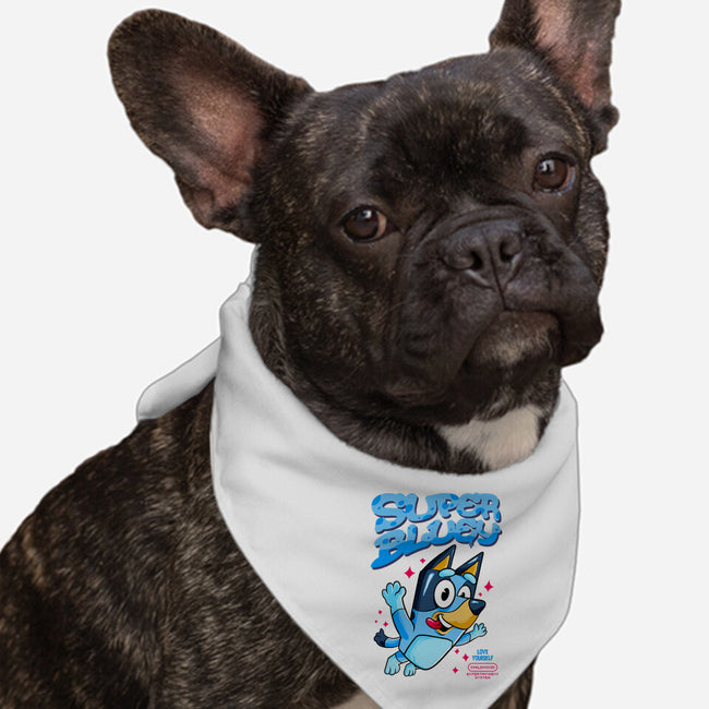 Super Bluey-Dog-Bandana-Pet Collar-spoilerinc