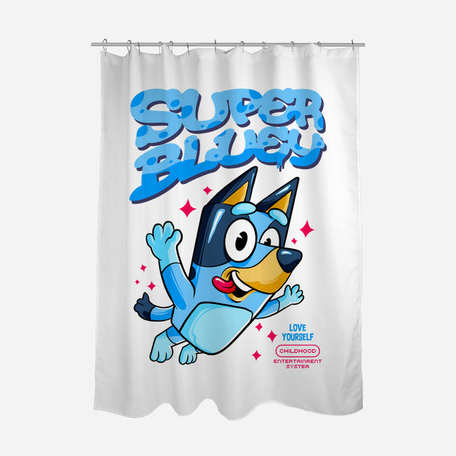 Super Bluey-None-Polyester-Shower Curtain-spoilerinc