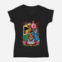 Game Heroes-Womens-V-Neck-Tee-spoilerinc