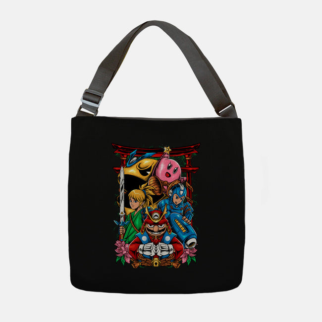 Game Heroes-None-Adjustable Tote-Bag-spoilerinc