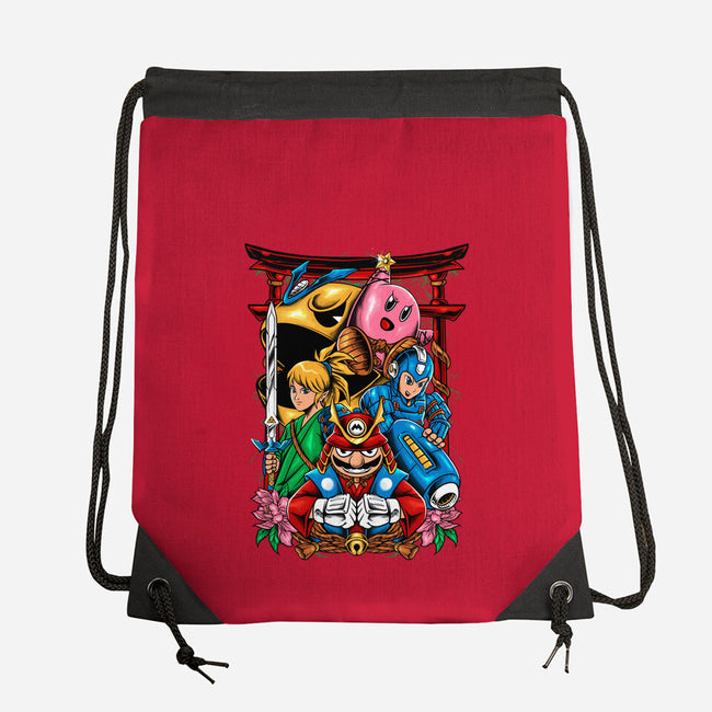 Game Heroes-None-Drawstring-Bag-spoilerinc