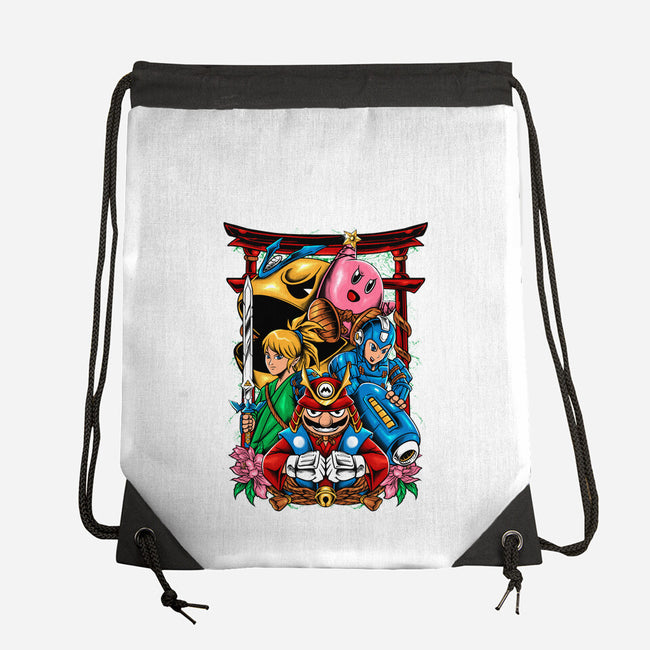 Game Heroes-None-Drawstring-Bag-spoilerinc