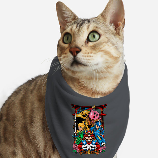 Game Heroes-Cat-Bandana-Pet Collar-spoilerinc