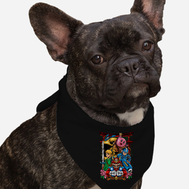 Game Heroes-Dog-Bandana-Pet Collar-spoilerinc