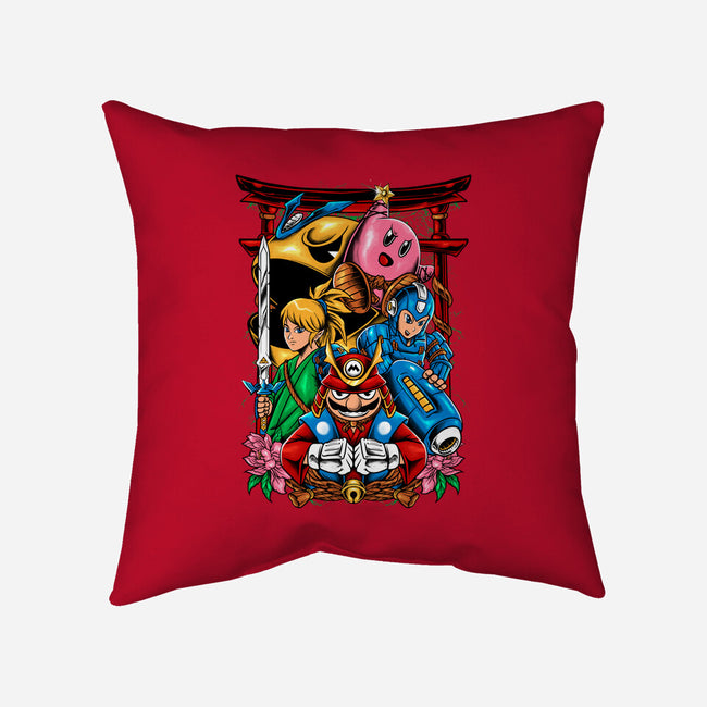 Game Heroes-None-Removable Cover w Insert-Throw Pillow-spoilerinc