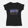 Starry Canyon-Womens-V-Neck-Tee-zascanauta