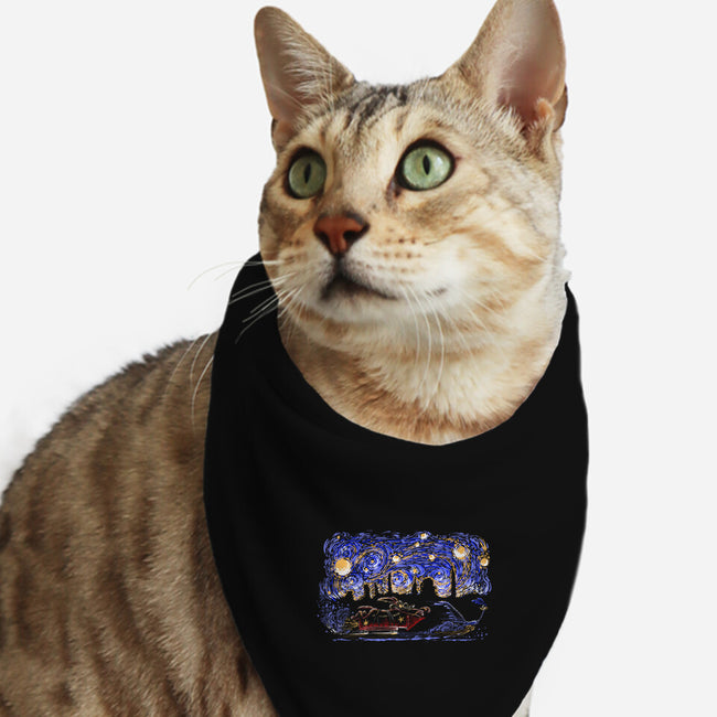 Starry Canyon-Cat-Bandana-Pet Collar-zascanauta