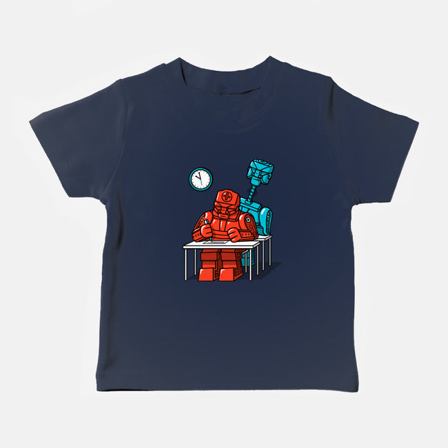 Robot Exam-Baby-Basic-Tee-Raffiti