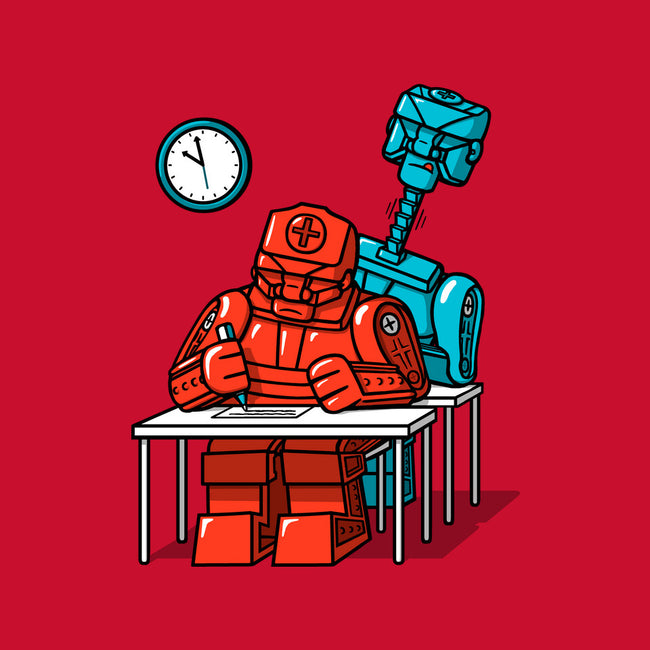 Robot Exam-Mens-Heavyweight-Tee-Raffiti